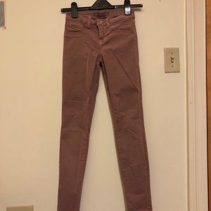 Pink J brand skinny jeans